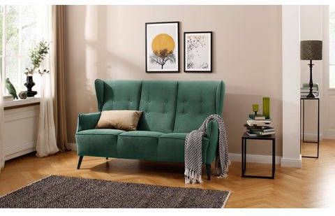 Home affaire 3 zitsbank Niebüll met houten voetjes