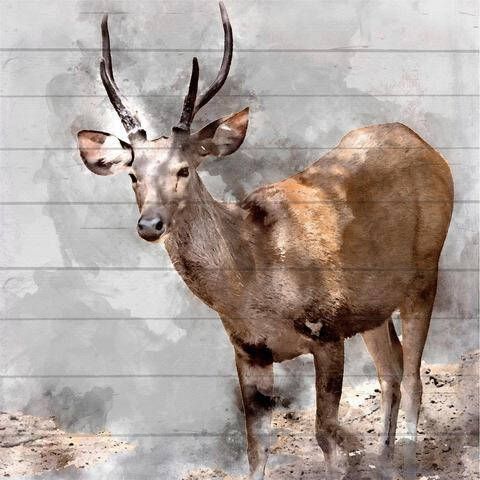 Home affaire Artprint op hout Ree 40/40 cm