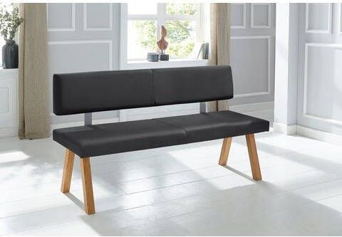 Home affaire Bank Mobilar rio met rugleuning en van massief hout