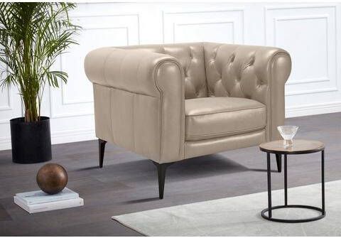 Home affaire Chesterfield fauteuil Tobol in modern chesterfield design