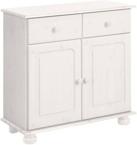 Home affaire Dressoir Mette met gefreesde, bolvormige poten, breedte 80 cm