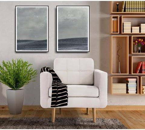 Home affaire Fauteuil Brest met capitonnage en stiksels achter, strak design