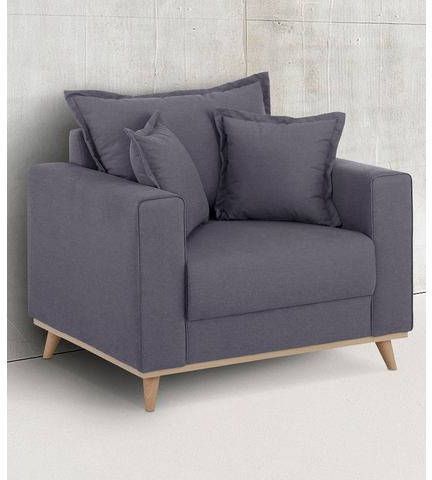 Home affaire Fauteuil EDINA ook in katoenmix overtrekstof, in scandinavische stijl