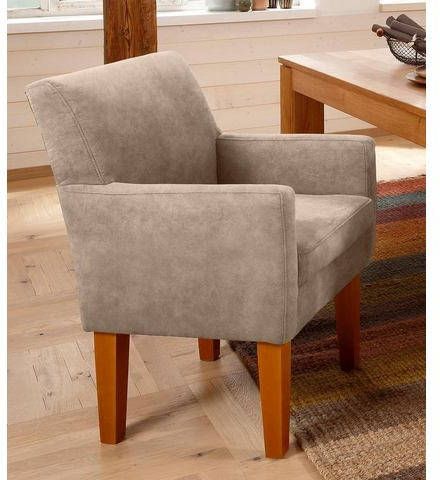 Home affaire Fauteuil Fehmarn comfortabele zithoogte van 54 cm, in 3 verschillende stofkwaliteiten