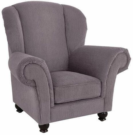 Home affaire Fauteuil King Henry met casual bekleding, binnenvering en losse sierkussens