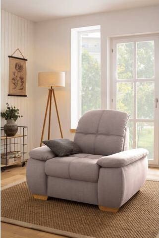 Home affaire Fauteuil Lotus home naar keuze met verstelbare hoofdsteun en aqua clean bekleding voor het gemakkelijk reinigen met water