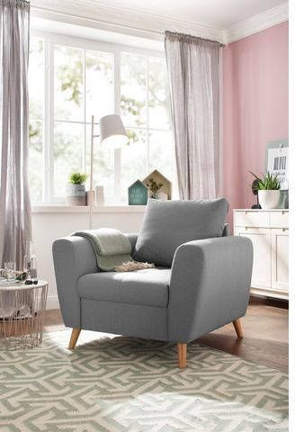 Home affaire Fauteuil Penelope luxe met bijzonder hoogwaardige bekleding voor maximaal 140 kg per zitoppervlak