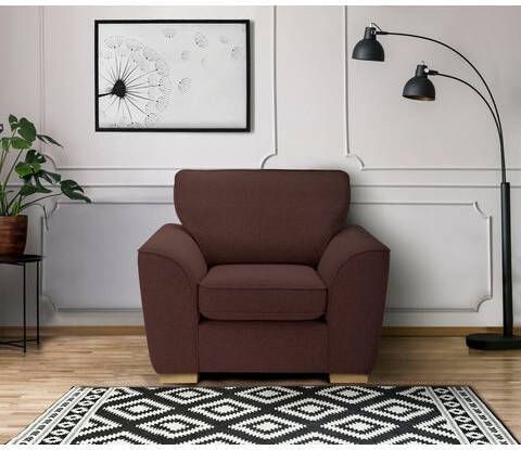 Home affaire Fauteuil Savoy gezellige fauteuil, in 2 stofkwaliteiten