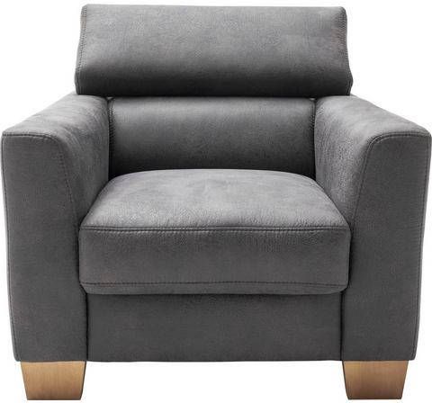Home affaire Fauteuil Steve premium luxe met verstelbare hoofdsteun, belastbaar tot 140 kg