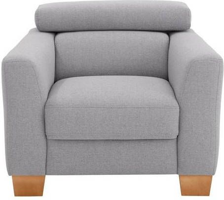 Home affaire Fauteuil Steve premium luxe met verstelbare hoofdsteun, belastbaar tot 140 kg