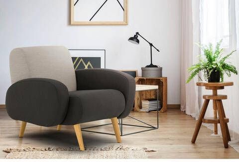 Home affaire Fauteuil Tox in buitengewoon stijlvolle look