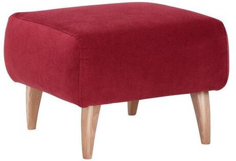 Home affaire Hocker Baggio met houten voetjes