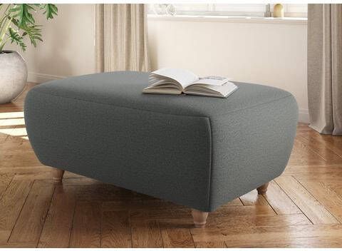 Home affaire Hocker Bostone in 4 stofkwaliteiten, ook in naturleder(1 stuk )