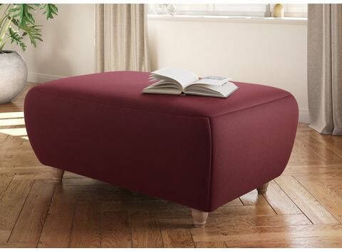 Home affaire Hocker Bostone in 4 stofkwaliteiten, ook in naturleder(1 stuk )