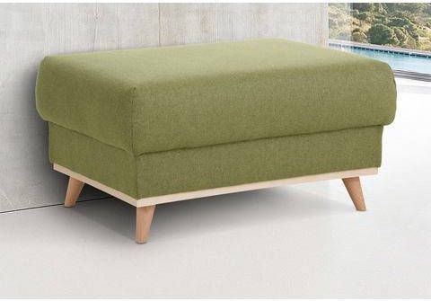 Home affaire Hocker EDINA ook in katoenmix overtrekstof, in scandinavische stijl