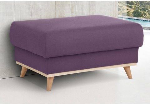 Home affaire Hocker EDINA ook in katoenmix overtrekstof, in scandinavische stijl