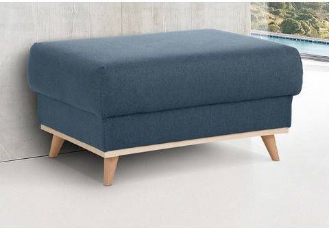 Home affaire Hocker EDINA ook in katoenmix overtrekstof, in scandinavische stijl
