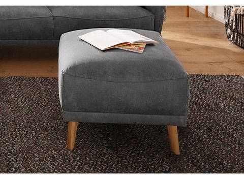 Home affaire Hocker Ida met houten voetjes