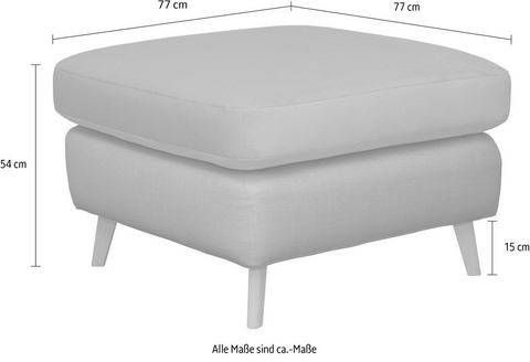 Home affaire Hocker Lea met opstaande naad en houten poten