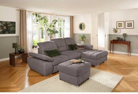 Home affaire Hocker Lotus naar keuze met bergruimte, in 3 stofkwaliteiten