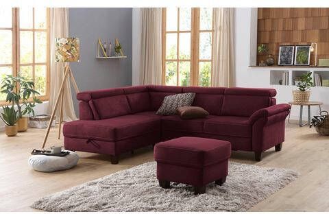 Home affaire Hoekbank Arngast inclusief verstelbaar hoofdeind en binnenvering, naar keuze met slaapfunctie en bedkist