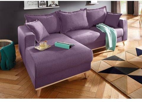 Home affaire Hoekbank EDINA ook in katoenmix overtrekstof, in scandinavische stijl