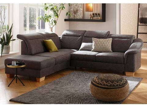 Home affaire Hoekbank Empire Binnenvering, naar keuze ook met verstelbaar hoofdeind met en zonder slaapfunctie