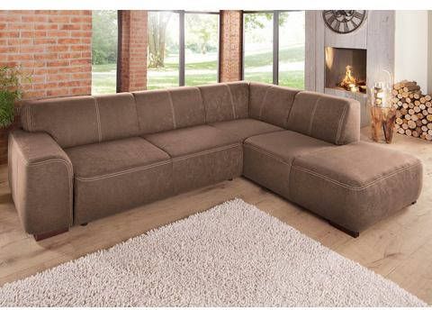 Home affaire Hoekbank Laredo met binnenvering en naar keuze met slaapfunctie