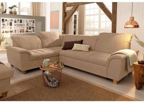 Home affaire Hoekbank Lyla naar keuze met verstelbare rugleuning en slaapfunctie