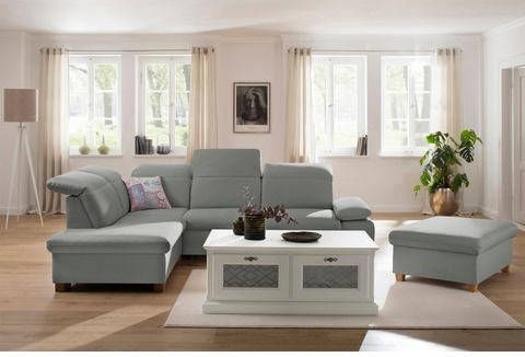 Home affaire Hoekbank Maven met ottomane, hoofdsteun en armleuningverstelling, binnenvering