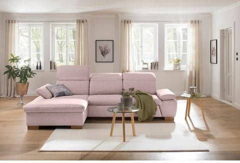 Home affaire Hoekbank Maven met récamier, hoofdsteun en armleuningverstelling, binnenvering