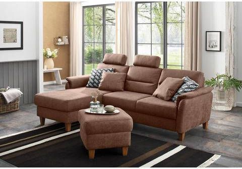 Home affaire Hoekbank Palmera Binnenvering, naar keuze met slaapfunctie en met/zonder bedkist