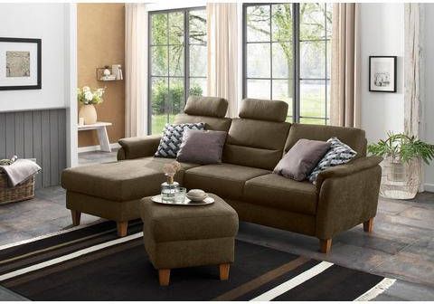 Home affaire Hoekbank Palmera Binnenvering, naar keuze met slaapfunctie en met/zonder bedkist