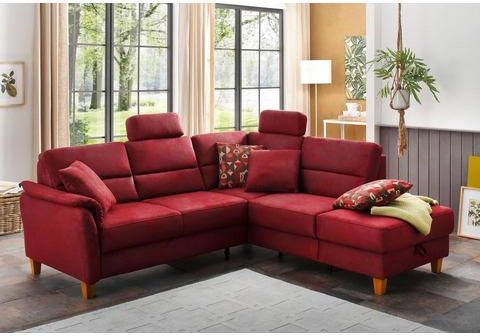 Home affaire Hoekbank Palmera Binnenvering, naar keuze met slaapfunctie en met/zonder bergruimte