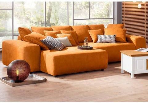 Home affaire Hoekbank Riveo met boxspringvering, naar keuze met slaapfunctie