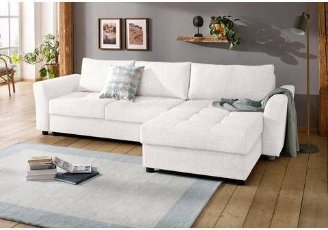 Home affaire Hoekbank Torben met slaapfunctie en bedkist, met binnenvering