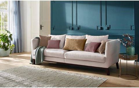 Home affaire Megabank KIM met houten poten en vele losse kussens