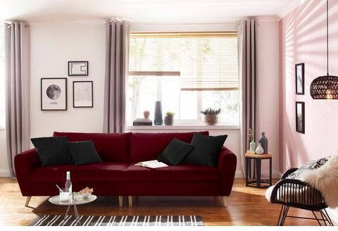 Home affaire Megabank Penelope fijne stiksels, losse kussens, scandinavisch design