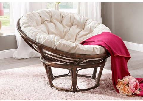 Home affaire Rotanstoel Papasanstoel van gevlochten rotan, in verschillende afmetingen(80 110 cm )