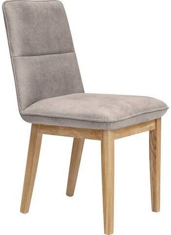 Home affaire Stoel Beluna Frame en poten van massief eiken(set, 2 stuks )