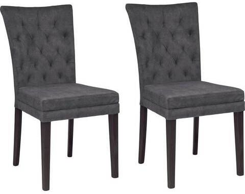 Home affaire Stoel Colorado Poten van massief beuken, wengékleurig gelakt, in set van 2, 4 of 6(set )