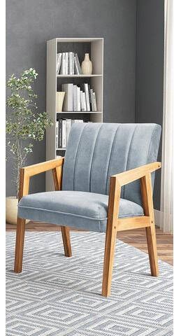 Home affaire Stoel met armleuningen Albona(per stuk ), frame in eiken massief hout