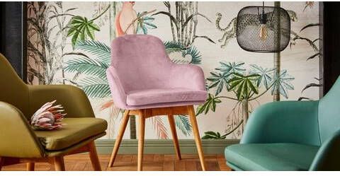 Home affaire Stoel met armleuningen Livry Stoel, kuipstoel(set, 2 stuks )