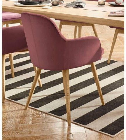 Home affaire Stoel met armleuningen Livry Stoel, kuipstoel(set, 2 stuks )