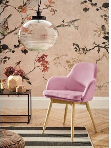 Home affaire Stoel met armleuningen Livry Stoel, kuipstoel(set, 2 stuks )