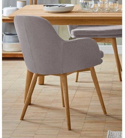 Home affaire Stoel met armleuningen Livry Stoel, kuipstoel(set, 2 stuks )