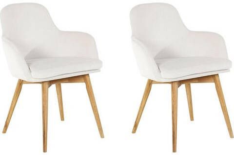 Home affaire Stoel met armleuningen Livry Stoel, kuipstoel(set, 2 stuks )