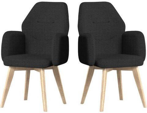 Home affaire Stoel met armleuningen Madison(1 stuk )