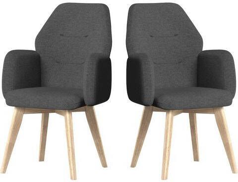 Home affaire Stoel met armleuningen Madison(1 stuk )