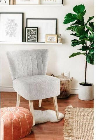 Home affaire Stoel TAMPA met stiksels in de zitting en de rug